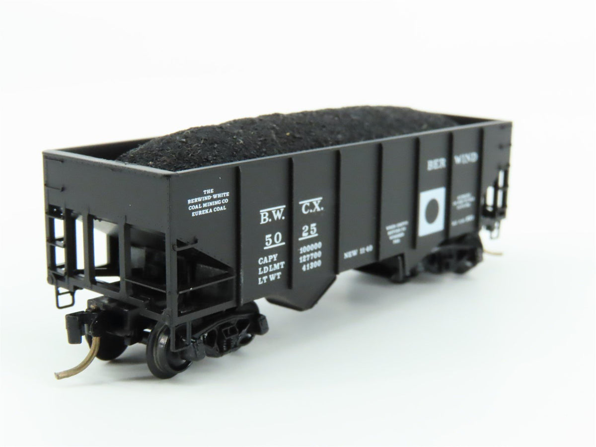 N Scale Kadee Micro-Trains MTL 56240 BWCX Berwind 2-Bay Open Hopper #5025