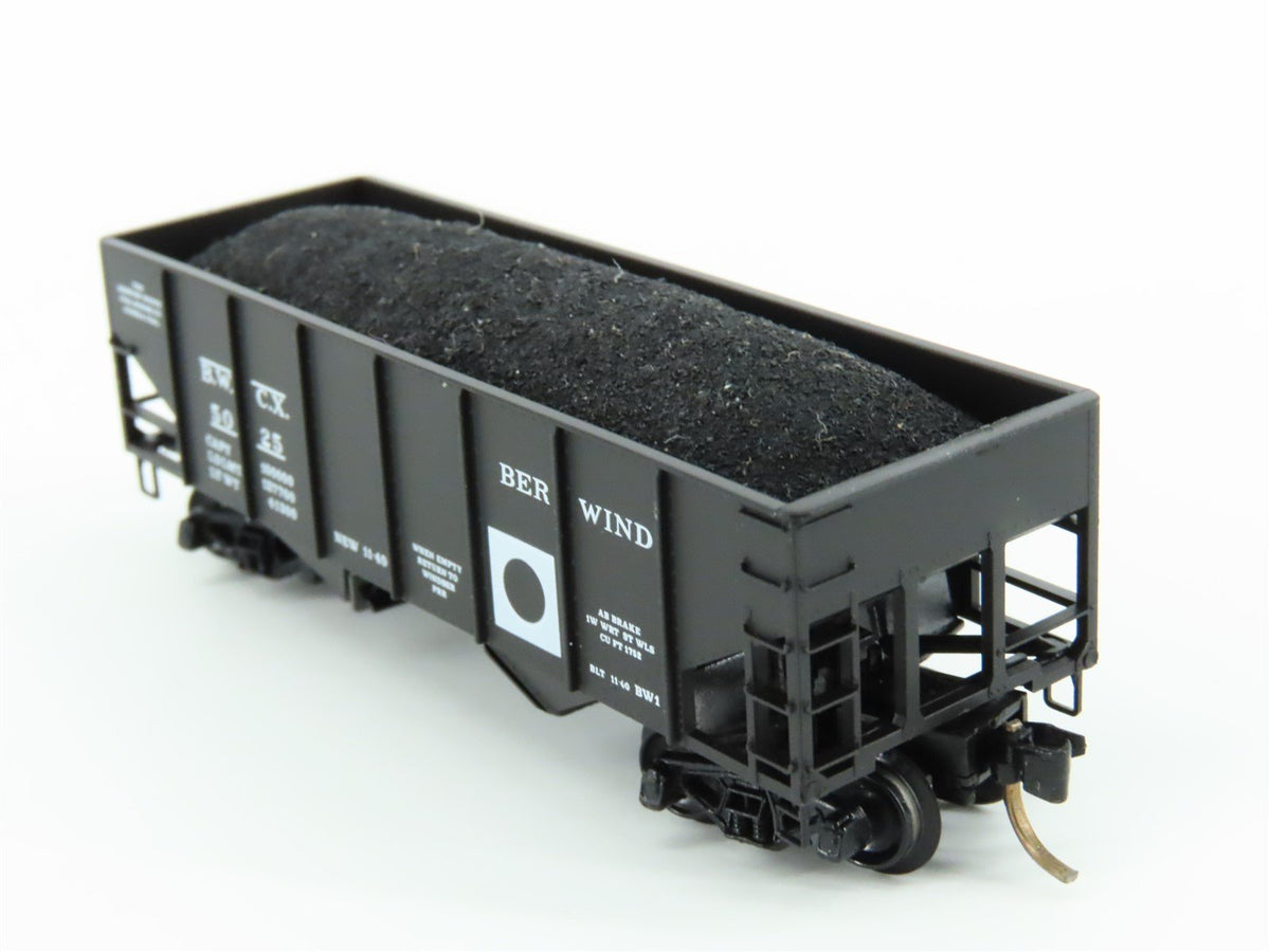 N Scale Kadee Micro-Trains MTL 56240 BWCX Berwind 2-Bay Open Hopper #5025