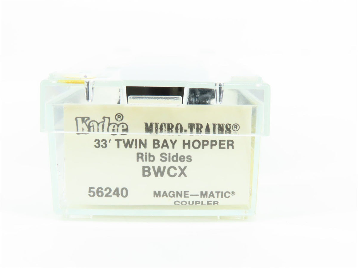 N Scale Kadee Micro-Trains MTL 56240 BWCX Berwind 2-Bay Open Hopper #5025