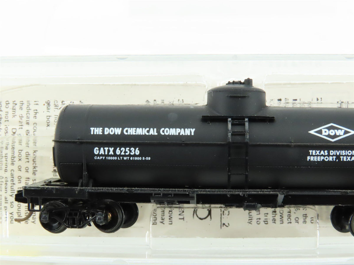 N Scale Kadee Micro-Trains MTL 65100 GATX Dow Chemical 39&#39; Tank Car #62536