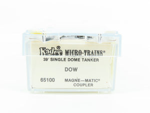 N Scale Kadee Micro-Trains MTL 65100 GATX Dow Chemical 39' Tank Car #62536