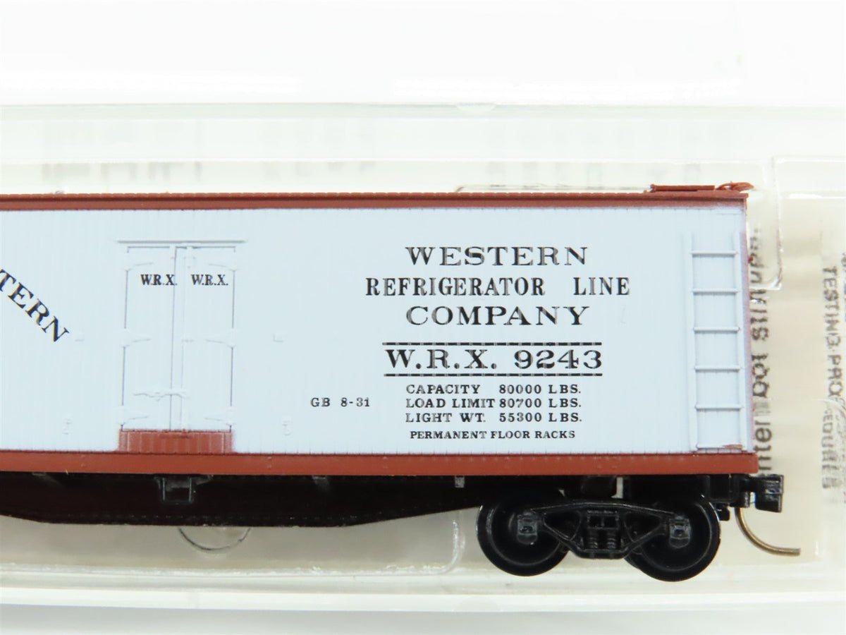 N Scale Kadee Micro-Trains MTL 49310 WRX Green Bay Route 40&#39; Wood Reefer #9243