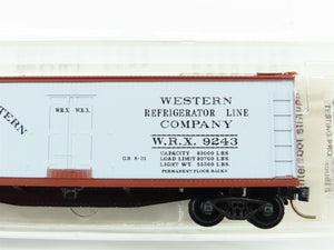 N Scale Kadee Micro-Trains MTL 49310 WRX Green Bay Route 40' Wood Reefer #9243