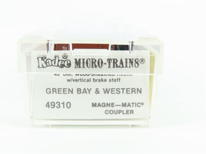 N Scale Kadee Micro-Trains MTL 49310 WRX Green Bay Route 40' Wood Reefer #9243