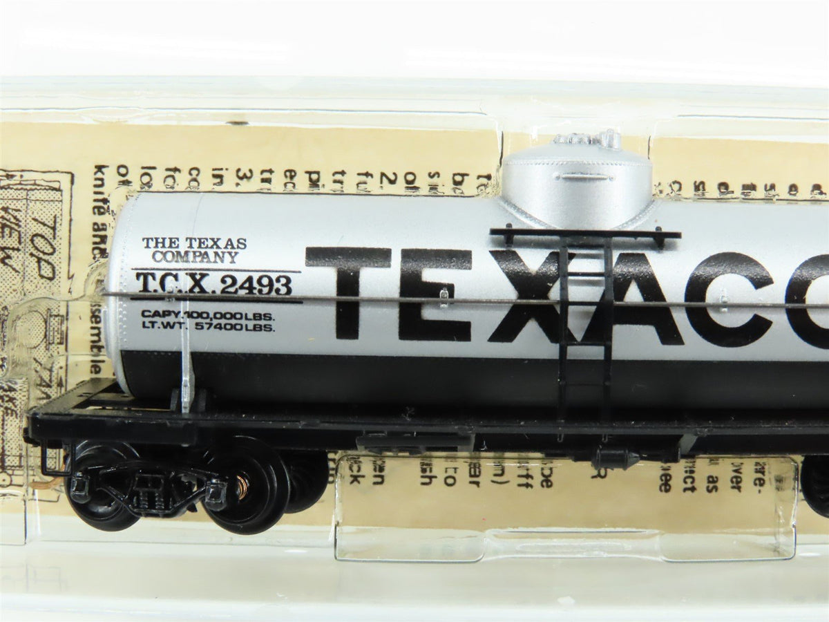 N Scale Kadee Micro-Trains MTL 65072 TCX Texaco 39&#39; Single Dome Tank Car #2493