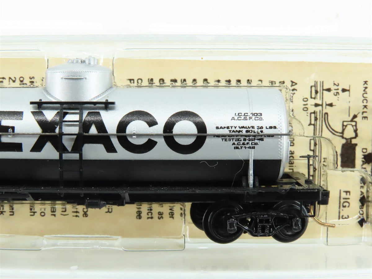 N Scale Kadee Micro-Trains MTL 65072 TCX Texaco 39&#39; Single Dome Tank Car #2493