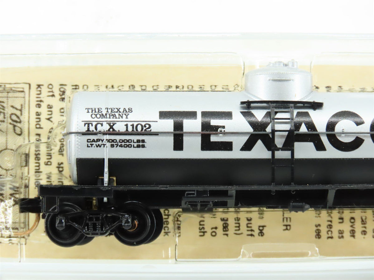 N Scale Kadee Micro-Trains MTL 65072 TCX Texaco 39&#39; Single Dome Tank Car #1102