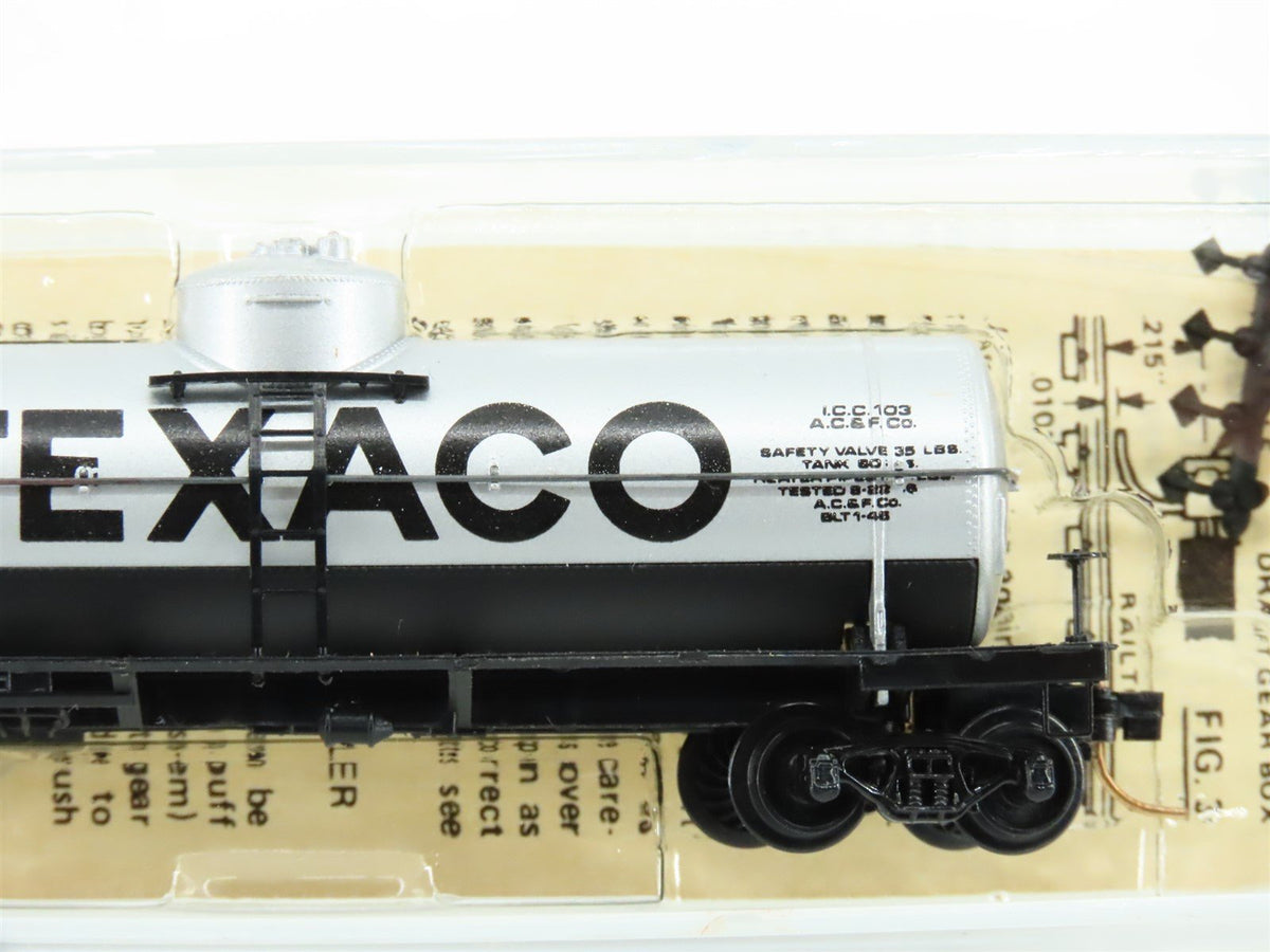 N Scale Kadee Micro-Trains MTL 65072 TCX Texaco 39&#39; Single Dome Tank Car #1102