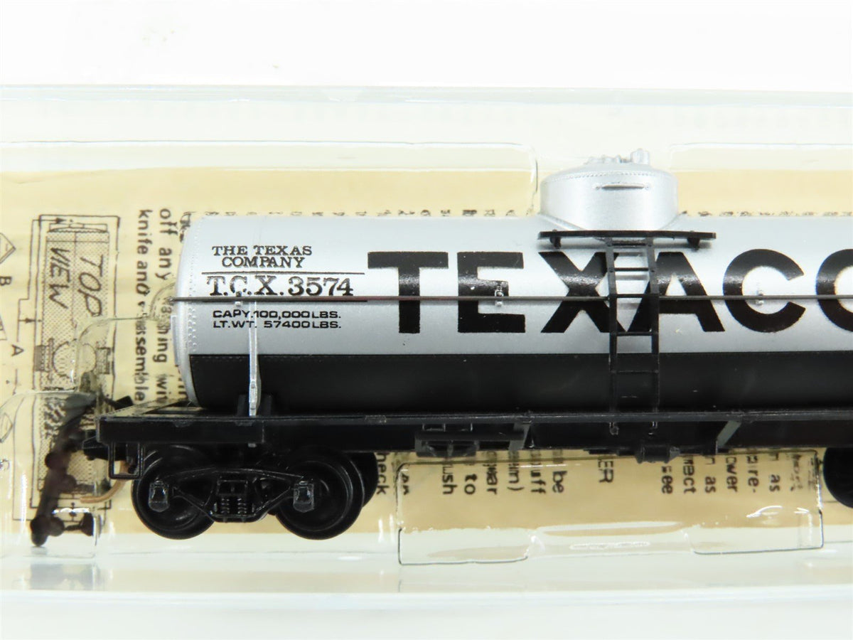 N Scale Kadee Micro-Trains MTL 65072 TCX Texaco 39&#39; Single Dome Tank Car #3574