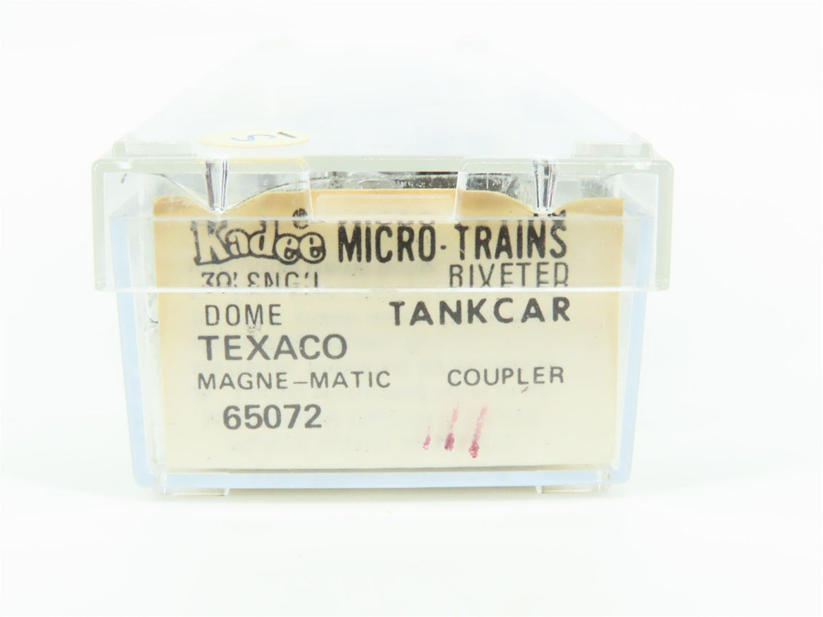 N Scale Kadee Micro-Trains MTL 65072 TCX Texaco 39&#39; Single Dome Tank Car #3310