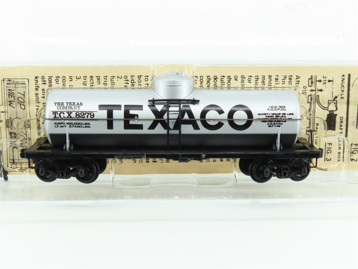 N Scale Kadee Micro-Trains MTL 65072 TCX Texaco 39&#39; Single Dome Tank Car #8279