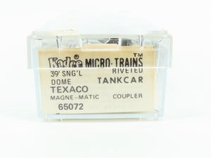 N Scale Kadee Micro-Trains MTL 65072 TCX Texaco 39' Single Dome Tank Car #8279