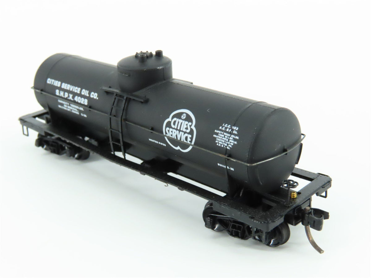 N Scale Kadee Micro-Trains MTL 65110 SHPX Cities Service 39&#39; Tank Car #4028