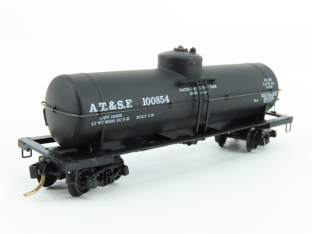 N Scale Kadee Micro-Trains MTL 65012 ATSF Santa Fe Railroad 39&#39; Tank Car #100854