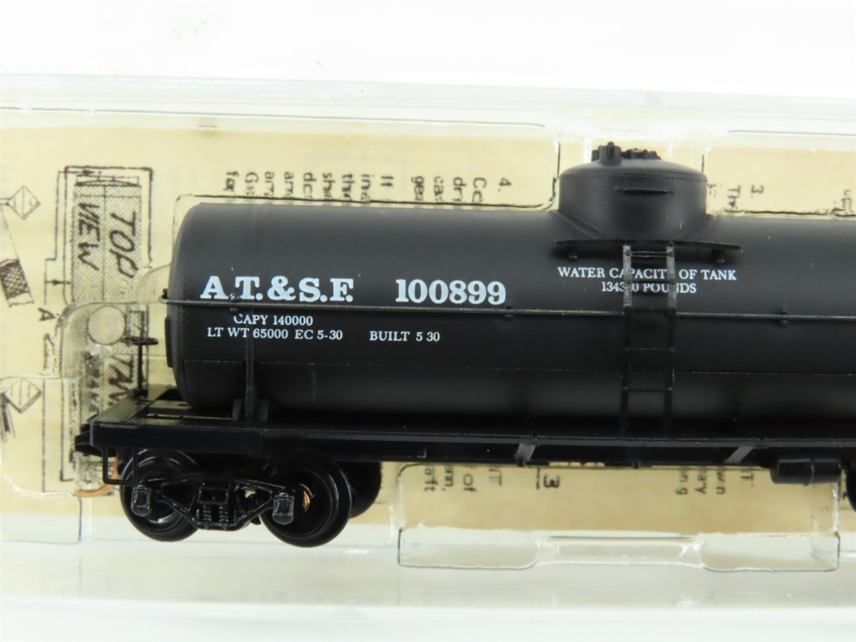 N Scale Kadee Micro-Trains MTL 65012 ATSF Santa Fe Railroad 39&#39; Tank Car #100899