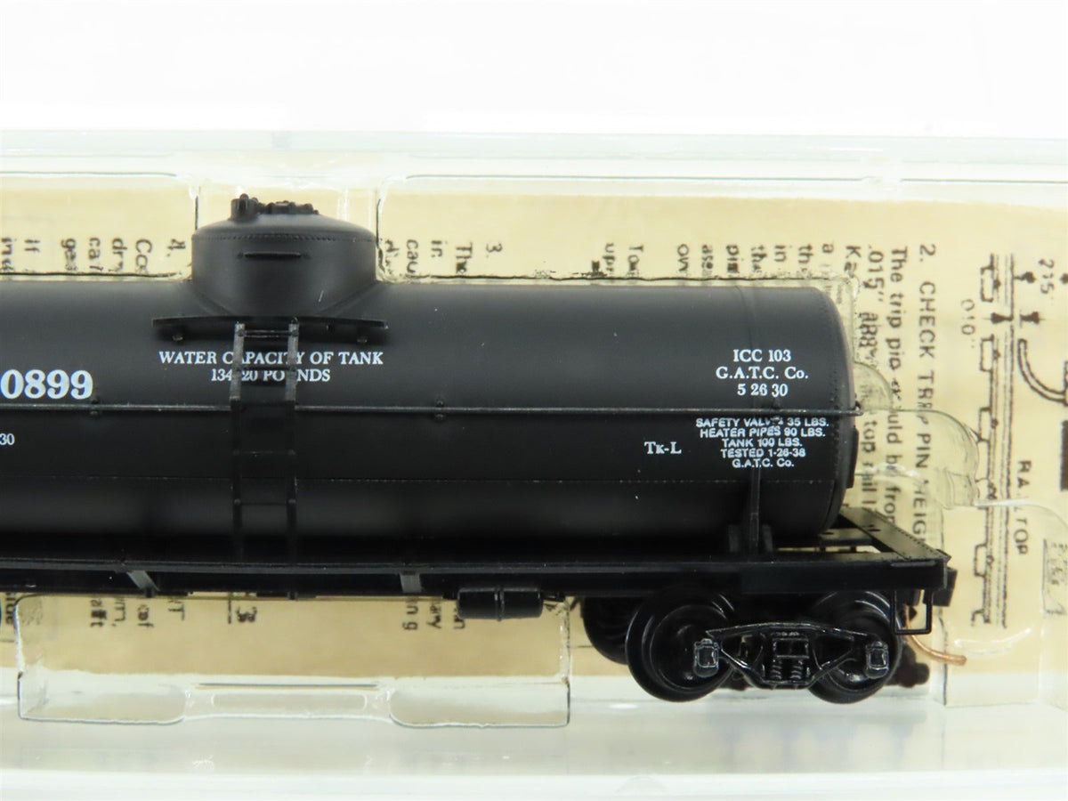 N Scale Kadee Micro-Trains MTL 65012 ATSF Santa Fe Railroad 39&#39; Tank Car #100899