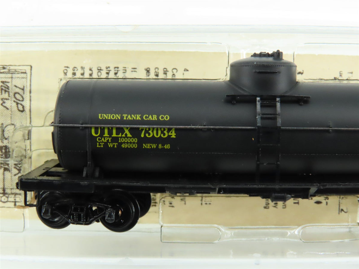 N Scale Kadee Micro-Trains MTL 65122 UTLX Union 39&#39; Single Dome Tank Car #73034