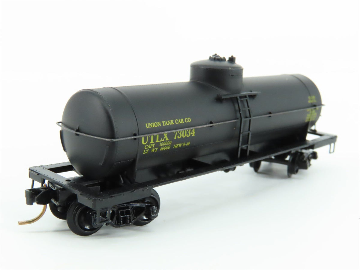 N Scale Kadee Micro-Trains MTL 65122 UTLX Union 39&#39; Single Dome Tank Car #73034