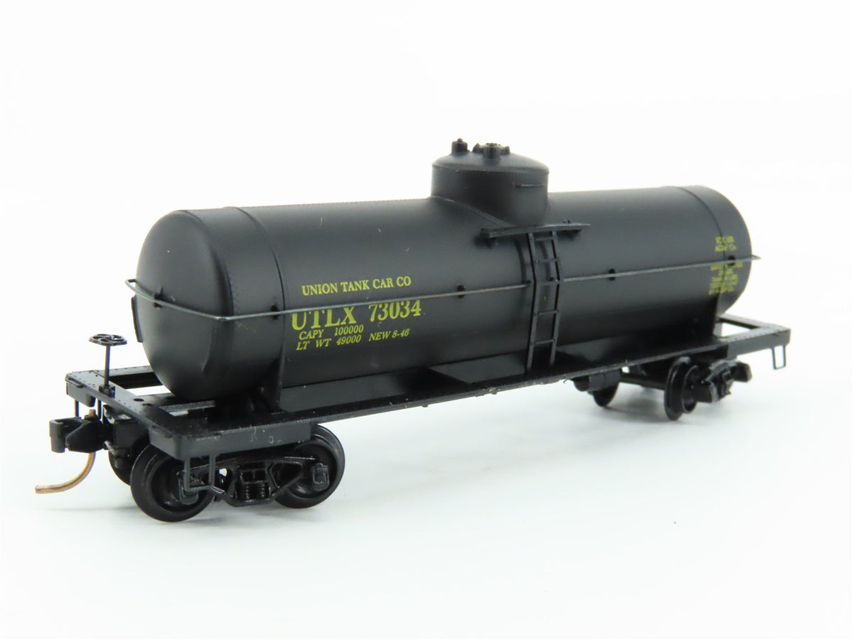 N Scale Kadee Micro-Trains MTL 65122 UTLX Union 39&#39; Single Dome Tank Car #73034