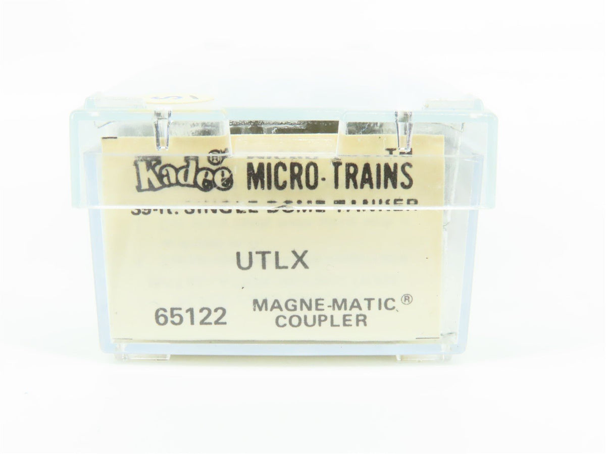 N Scale Kadee Micro-Trains MTL 65122 UTLX Union 39&#39; Single Dome Tank Car #73034