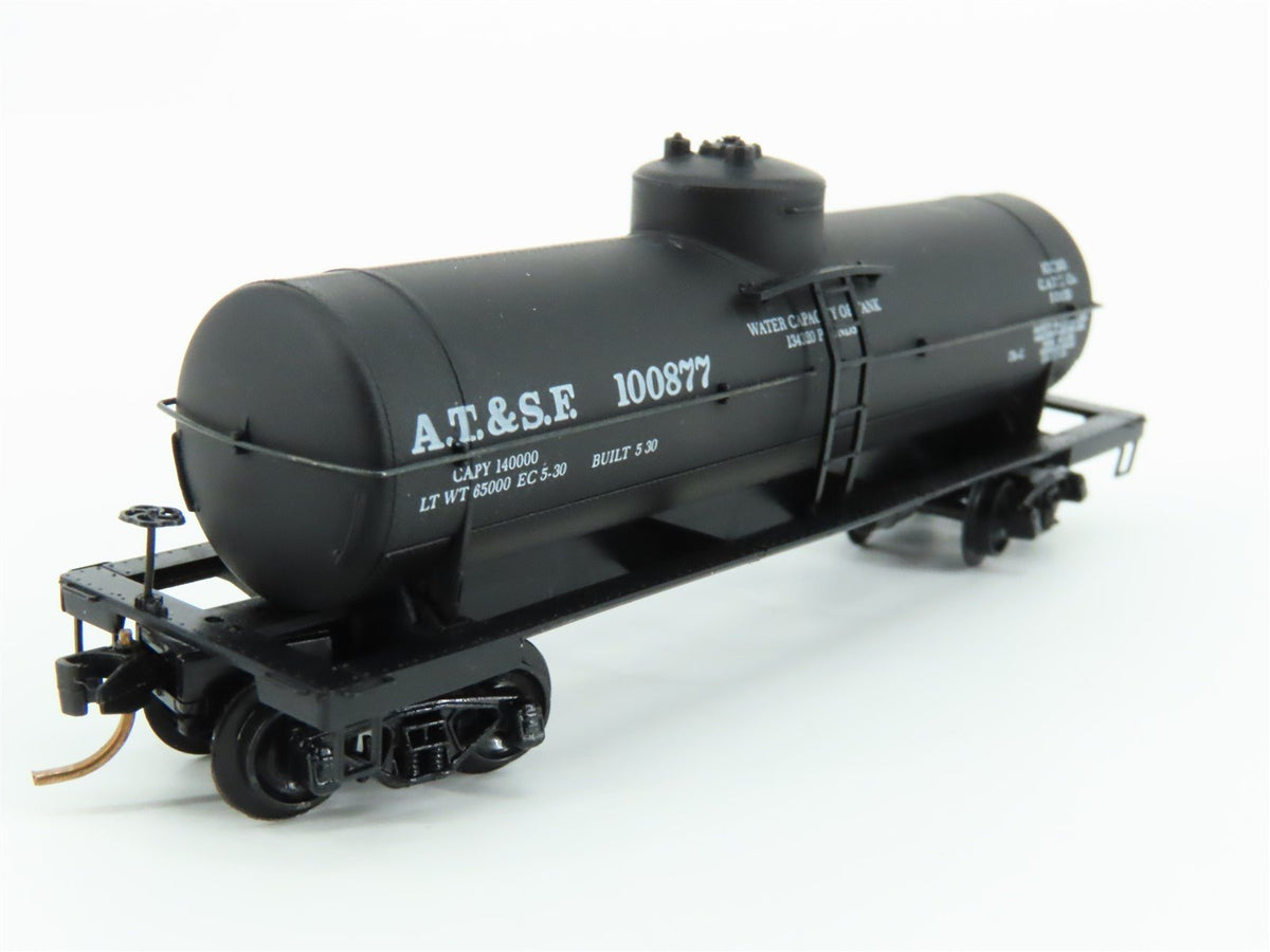 N Scale Kadee Micro-Trains MTL 65012 ATSF Santa Fe Railroad 39&#39; Tank Car #100877