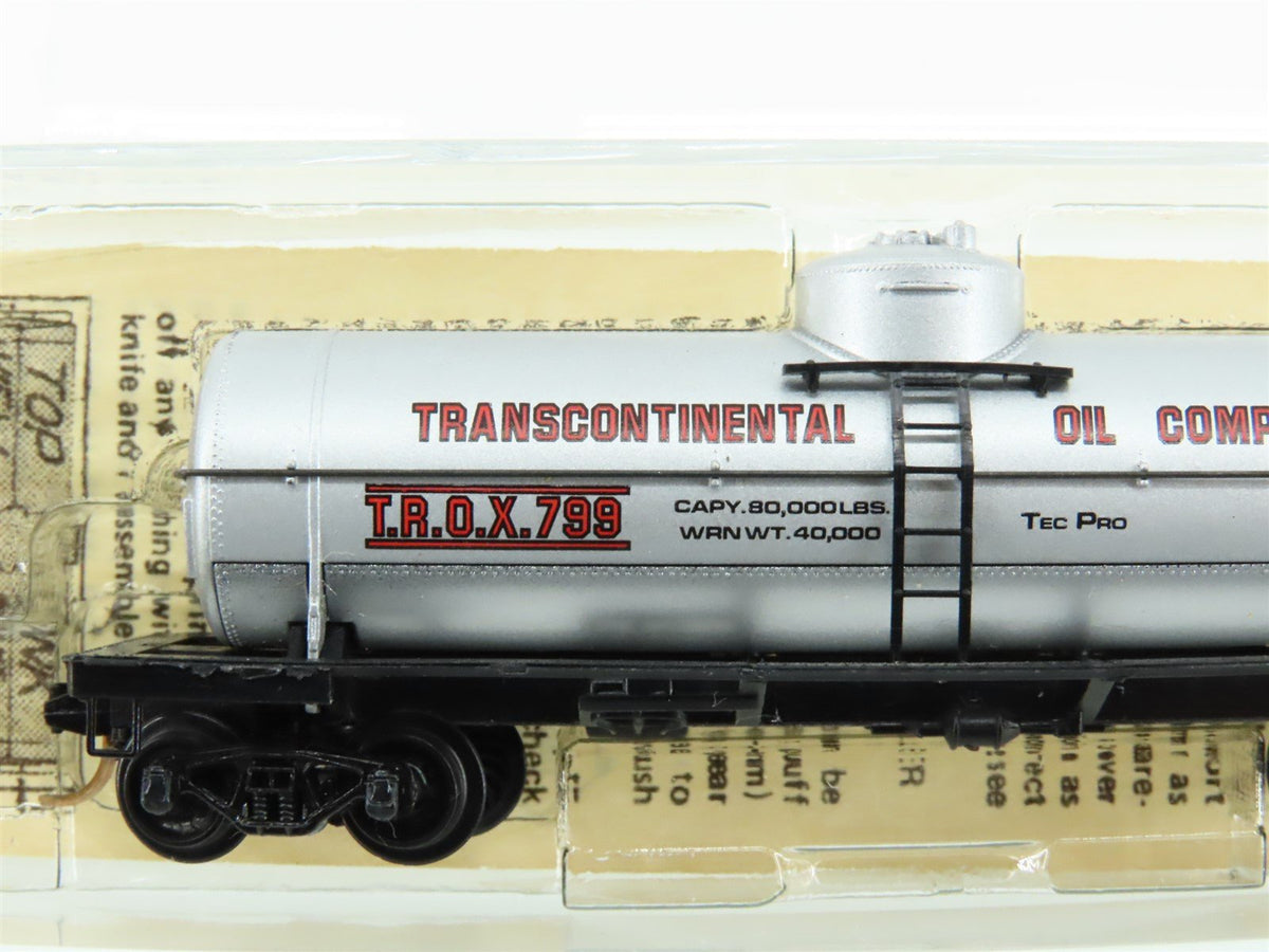 N Scale Kadee Micro-Trains MTL 65050 TROX Transcontinental Oil 39&#39; Tank Car #799