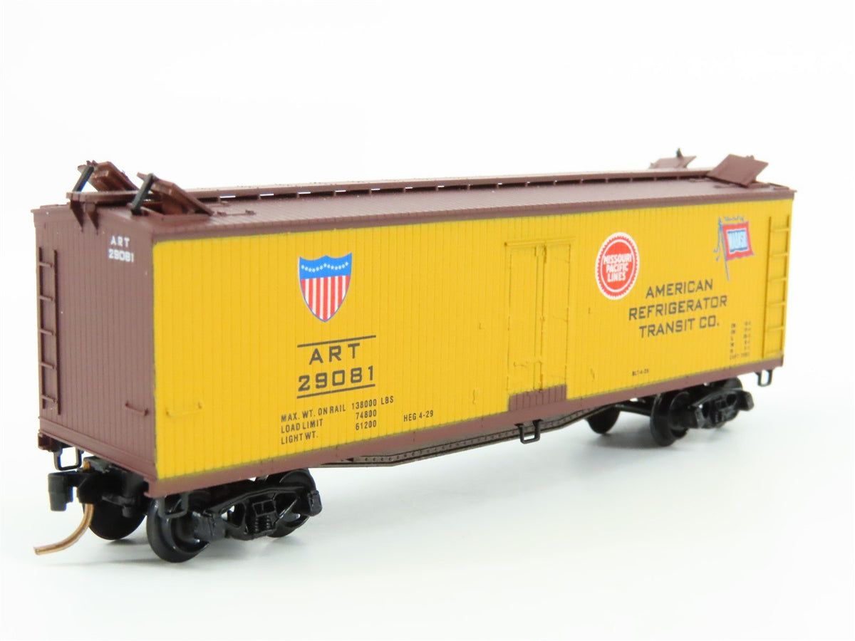 N Kadee Micro-Trains MTL 49290 UP MP WAB ART 40&#39; Wood-Sheathed Reefer #29081