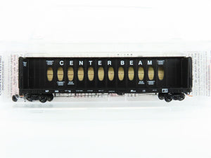 N Micro-Trains MTL 05300061 WP Western Pacific Centerbeam Flat Car #1401 w/ Load