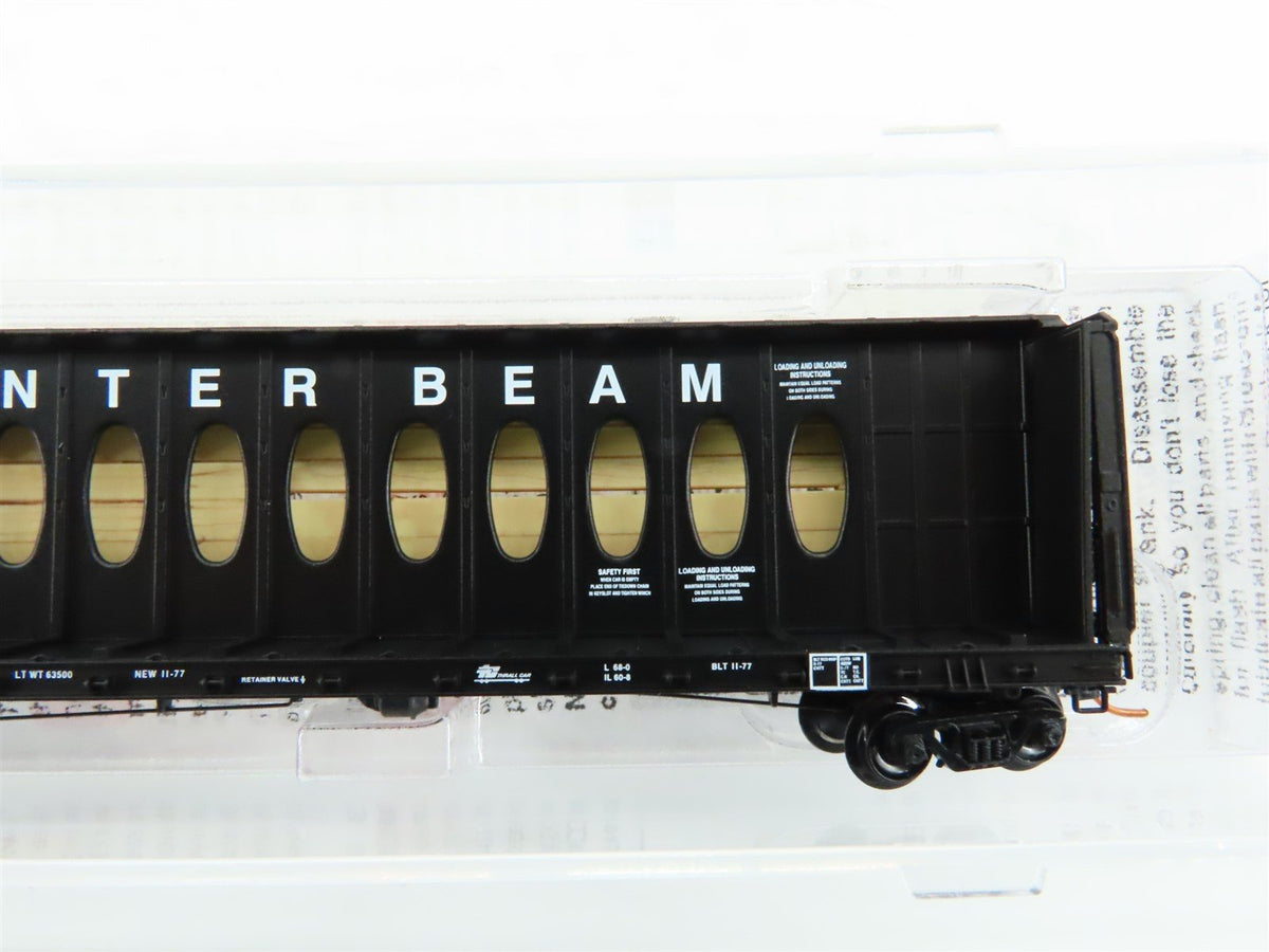 N Micro-Trains MTL 05300061 WP Western Pacific Centerbeam Flat Car #1401 w/ Load