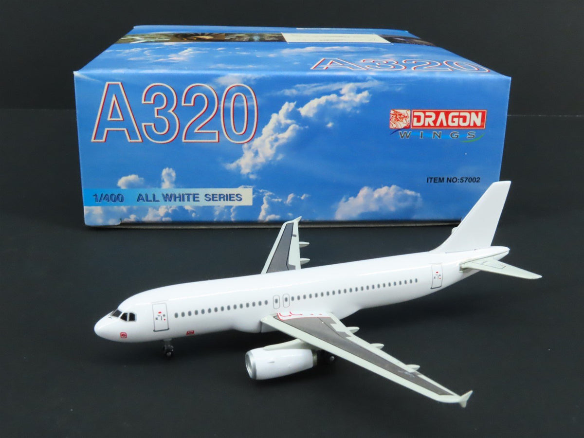 1:400 Dragon Wings 57002-03 Die-Cast All Whites Stripes Airbus A320 Airliner