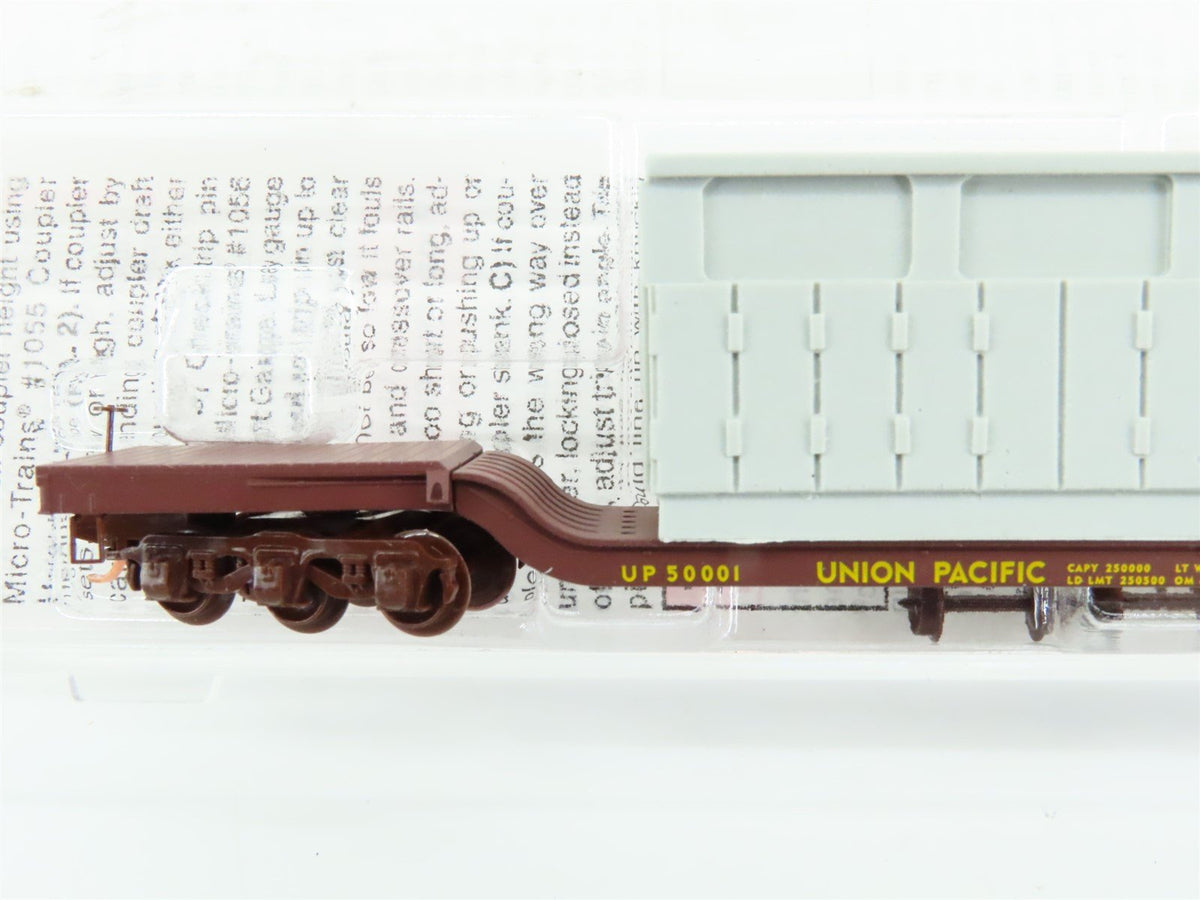 N Scale Micro-Trains MTL 109220 UP Union Pacific Flat Car #50001 w/ Generator