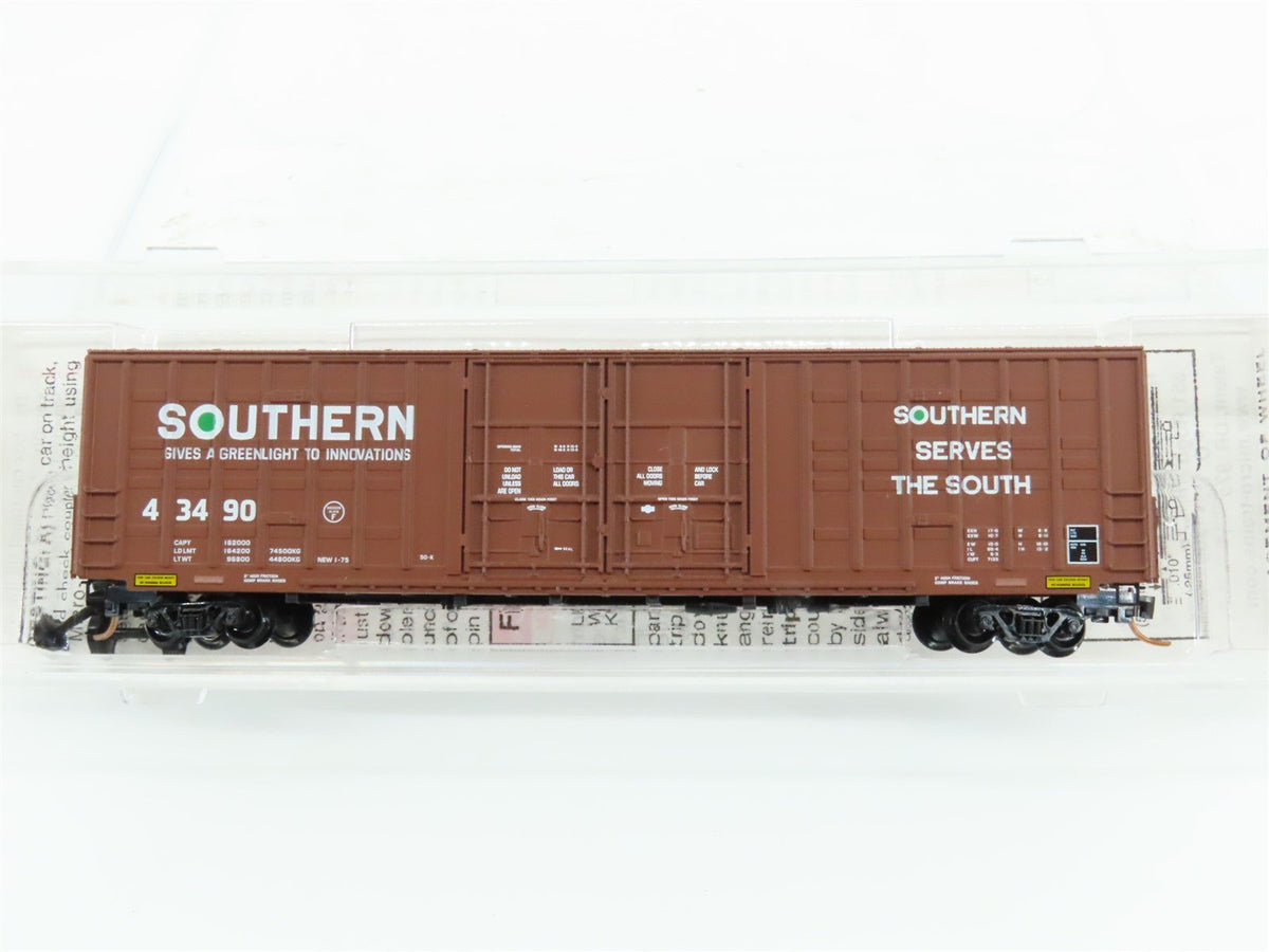 N Scale Micro-Trains MTL 103080 SOU Southern Railway 60&#39; Waffle Box Car #43490