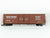 N Scale Micro-Trains MTL 103080 SOU Southern Railway 60' Waffle Box Car #43490