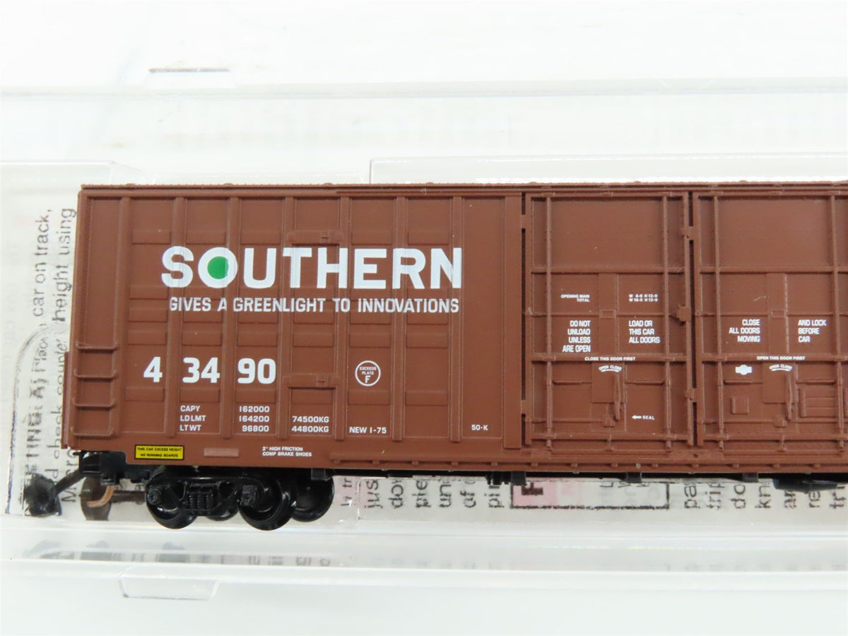 N Scale Micro-Trains MTL 103080 SOU Southern Railway 60&#39; Waffle Box Car #43490