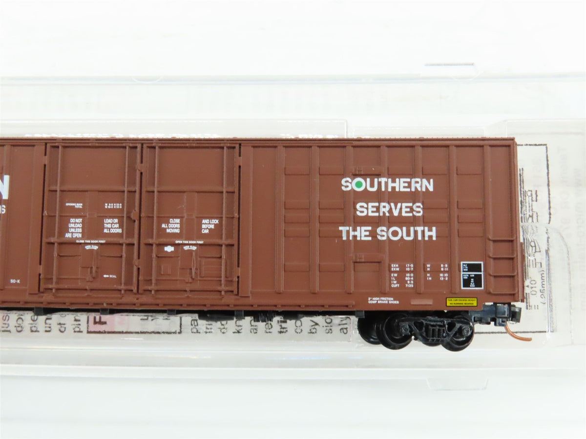 N Scale Micro-Trains MTL 103080 SOU Southern Railway 60&#39; Waffle Box Car #43490