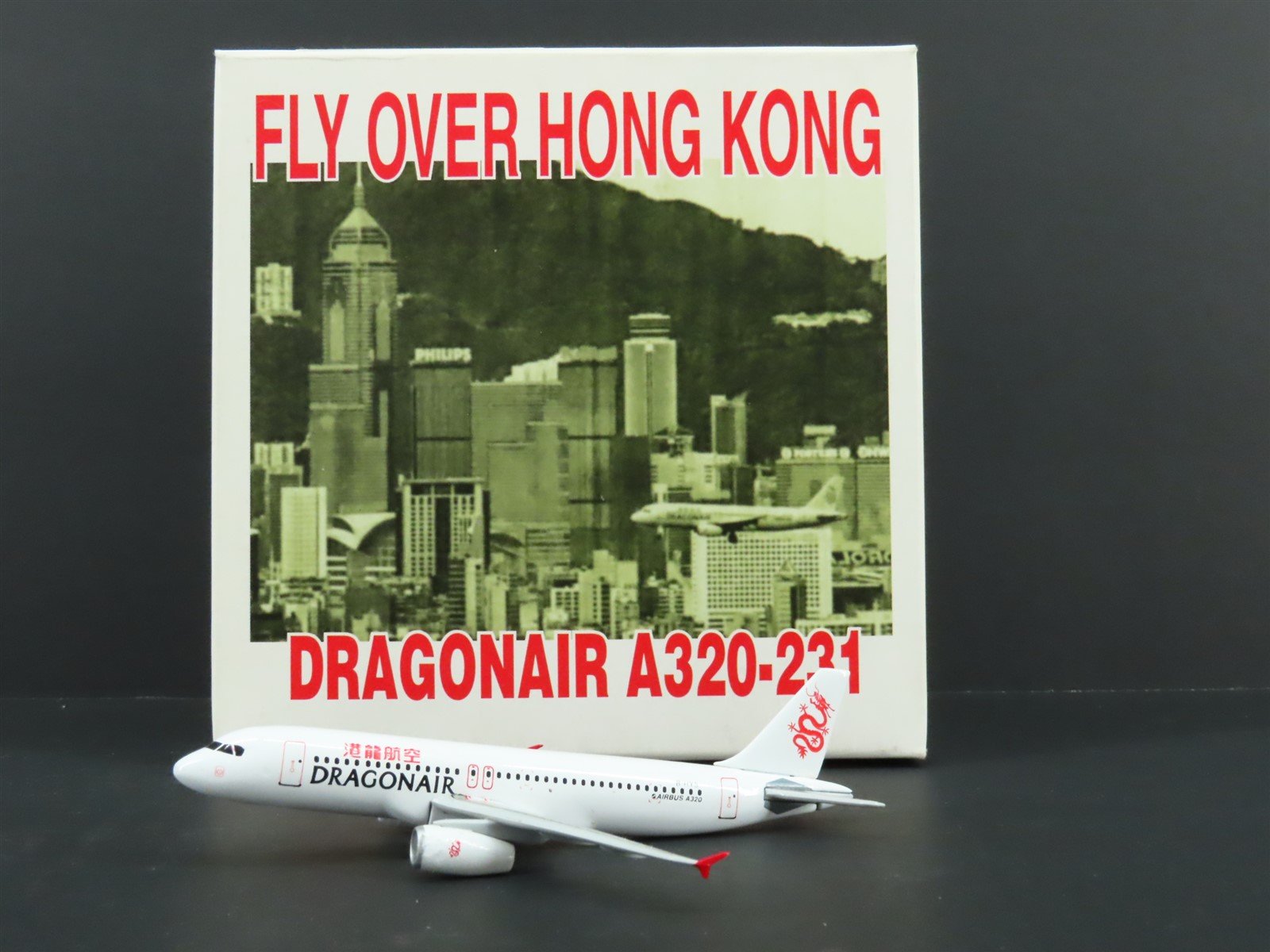 1:400 Scale Dragon Wings Sky Club 98-001 Dragon Air Airbus A320-231 w/ Stand