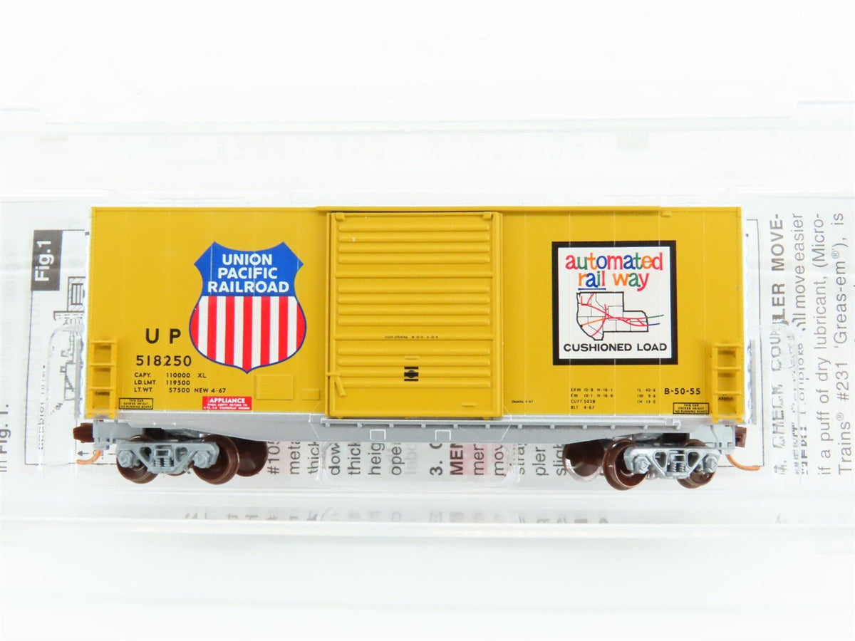 N Scale Micro-Trains MTL 10100040 UP Union Pacific 40&#39; Hi-Cube Box Car #518250