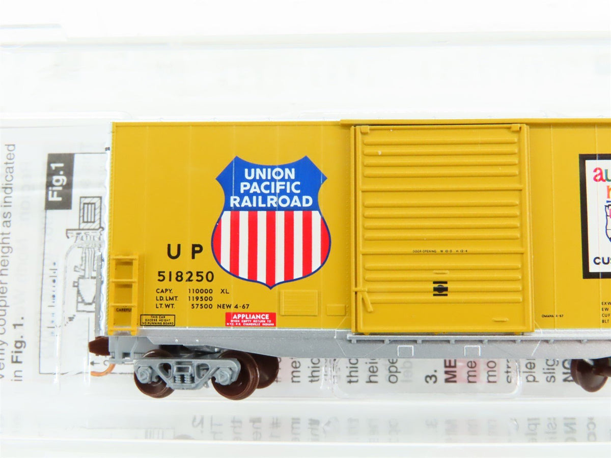 N Scale Micro-Trains MTL 10100040 UP Union Pacific 40&#39; Hi-Cube Box Car #518250