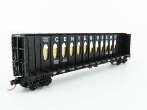 N Micro-Trains MTL 05300062 WP Western Pacific Centerbeam Flat Car #1403 w/ Load