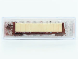 N Micro-Trains MTL 05400151 UP Union Pacific Bulkhead Flat Car #262148 w/ Load