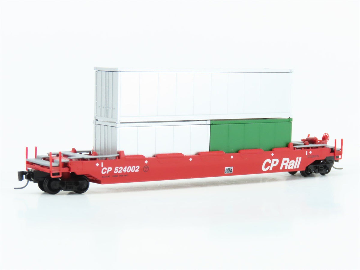 Z Scale Micro-Trains MTL 13003-2 CP Canadian Pacific Railroad Well Car #524002