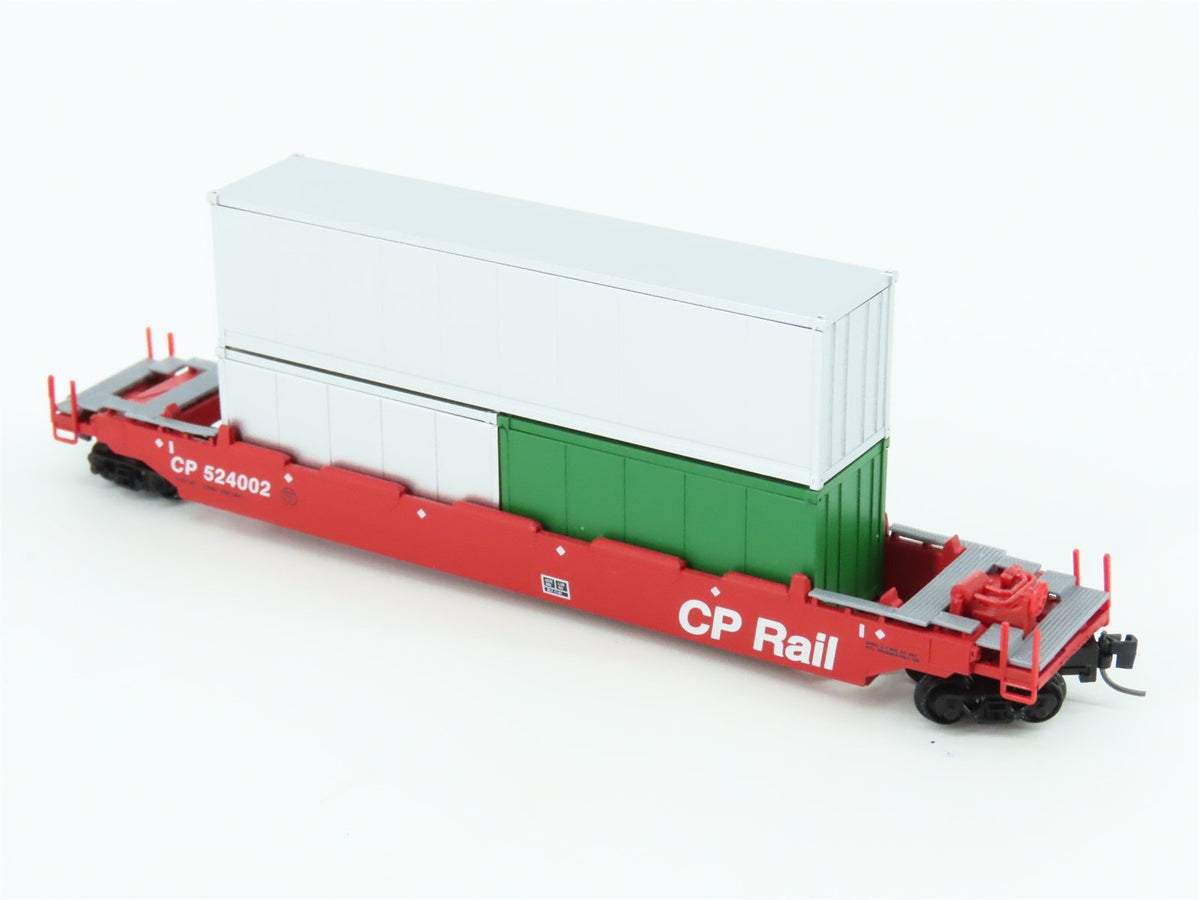 Z Scale Micro-Trains MTL 13003-2 CP Canadian Pacific Railroad Well Car #524002