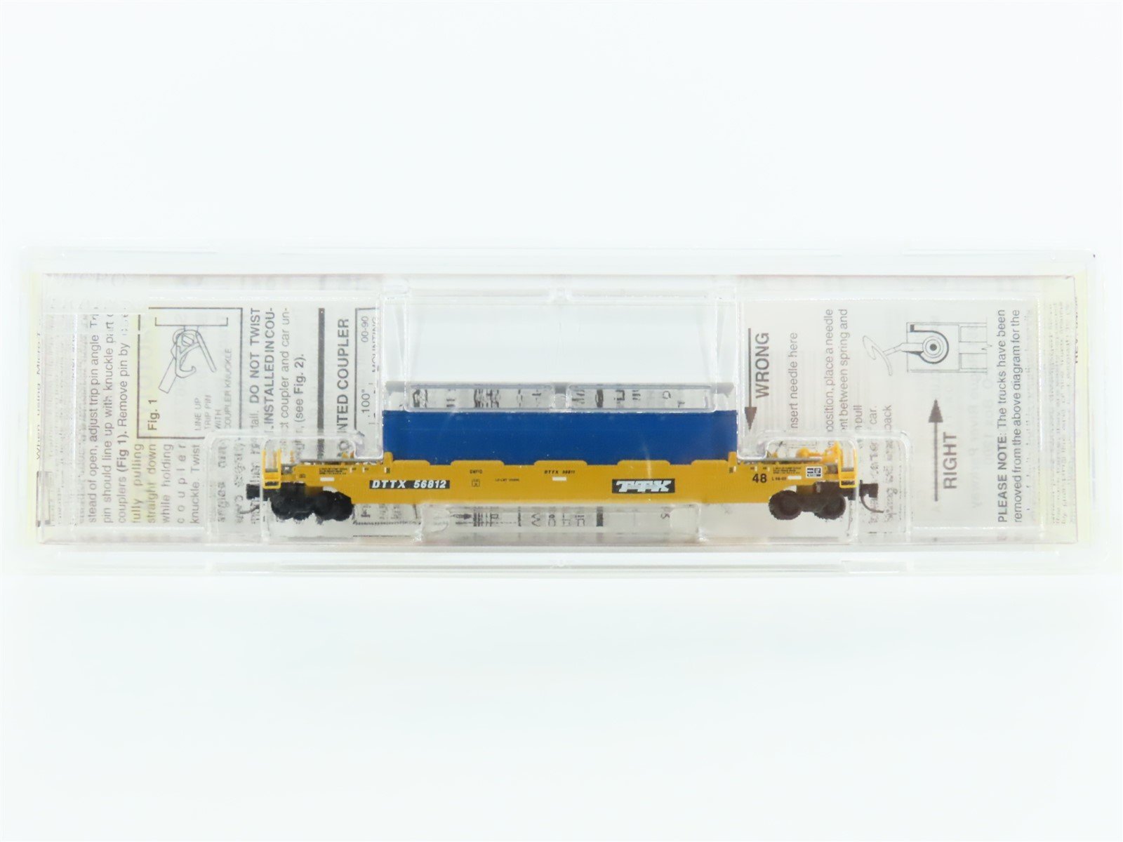 Z Scale Micro-Trains MTL 54000010 DTTX Trailer Train Husky-Stack Well Car #56812