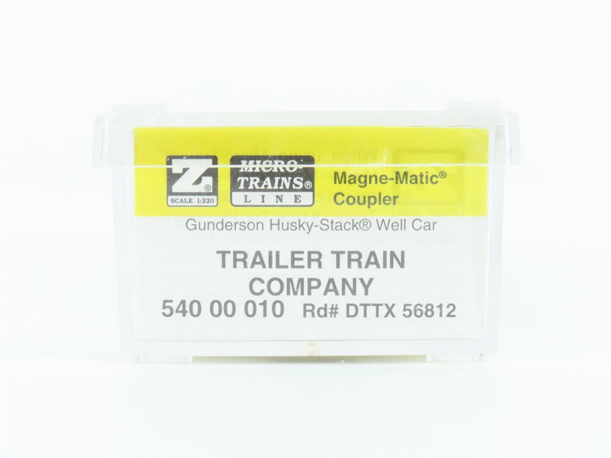 Z Scale Micro-Trains MTL 54000010 DTTX Trailer Train Husky-Stack Well Car #56812