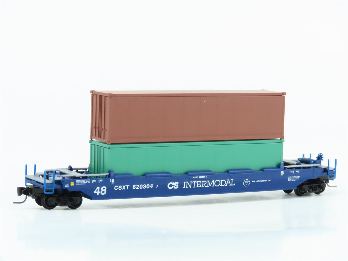 Z Scale Micro-Trains MTL 54000070 CSXT Transportation Well Car #620304