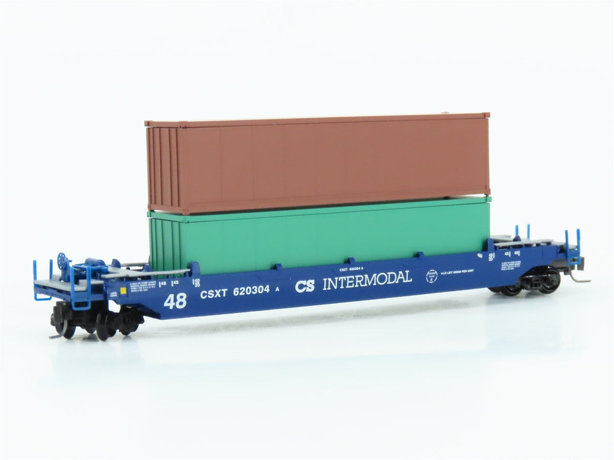 Z Scale Micro-Trains MTL 54000070 CSXT Transportation Well Car #620304