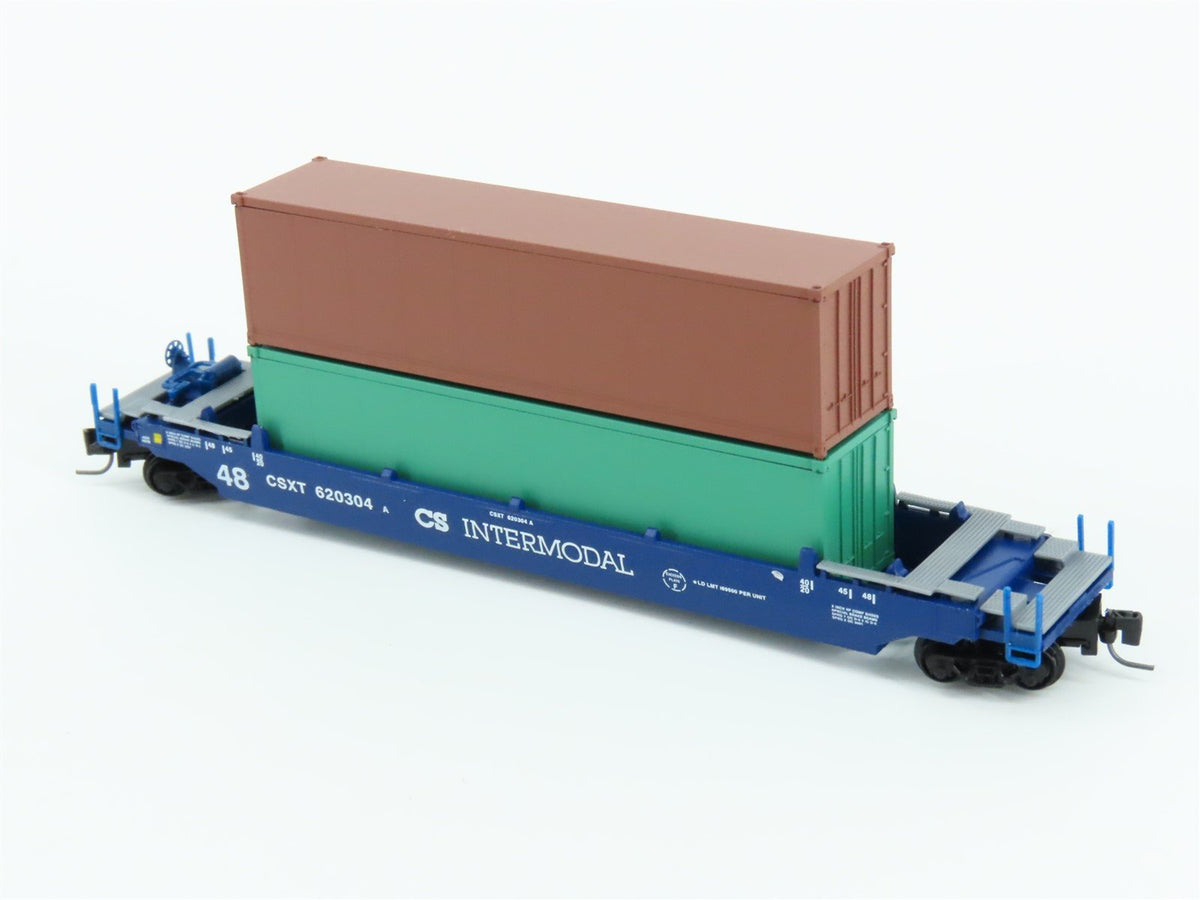 Z Scale Micro-Trains MTL 54000070 CSXT Transportation Well Car #620304