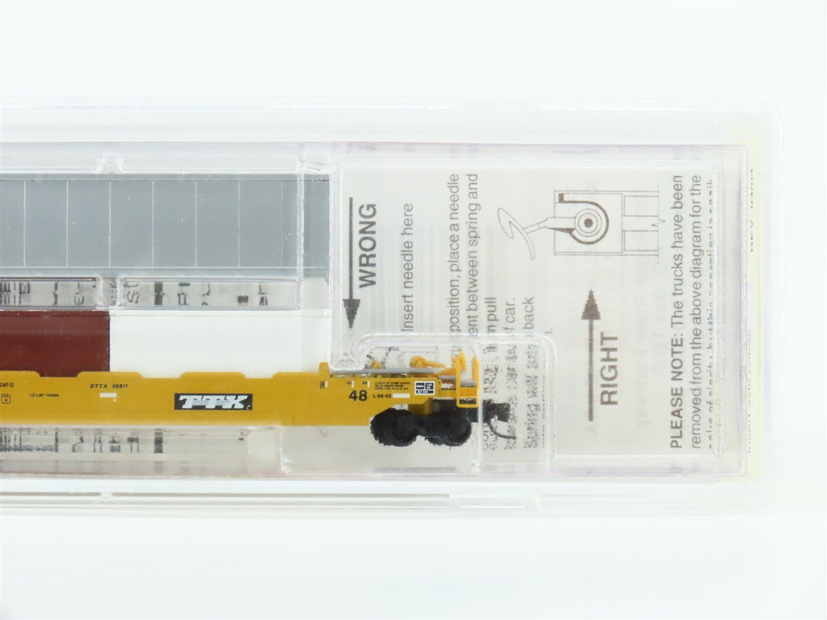 Z Scale Micro-Trains MTL 13001-2 DTTX Trailer Train Husky-Stack Well Car #56811