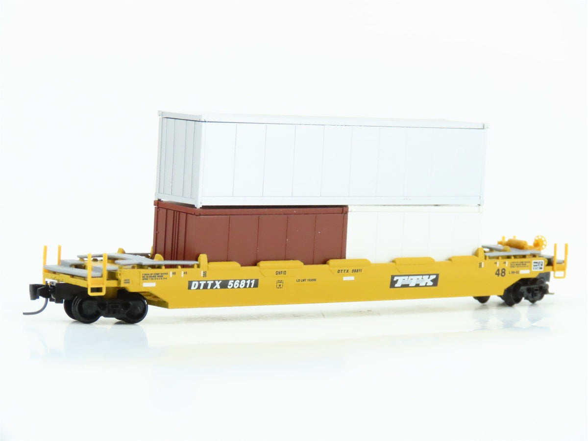 Z Scale Micro-Trains MTL 13001-2 DTTX Trailer Train Husky-Stack Well Car #56811