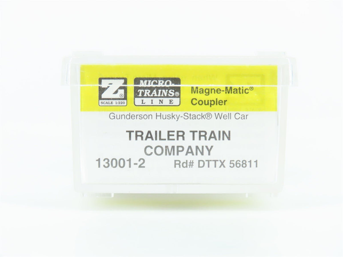 Z Scale Micro-Trains MTL 13001-2 DTTX Trailer Train Husky-Stack Well Car #56811